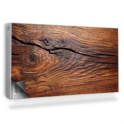 Heizkörperabdeckung 110x60 cm für Heizkörper Heizung Schutz Magnetisch Magnetbefestigung Magnetmatte Hitzebeständing Einfache Installation - Rissiges Brett mit Knotenholzstruktur Heizkörperabdeckung 110x60 cm für Heizkörper Heizung Schutz Magnetisch Magnetbefestigung Magnetmatte Hitzebeständing Einfache Installation - Rissiges Brett mit Knotenholzstruktur von Generic