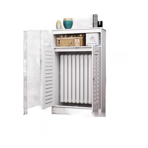 Heizkörperabdeckung Weiß, Heizungsabdeckung Holzablage, Verkleidung Heizkörper Modernen, Dekorativer Schrank Mit Lamellengrill Regal, Holzschrank Für Alte Heizkörper Für Schlafzimmer(L80xH100xT20cm) Heizkörperabdeckung Weiß, Heizungsabdeckung Holzablage, Verkleidung Heizkörper Modernen, Dekorativer Schrank Mit Lamellengrill Regal, Holzschrank Für Alte Heizkörper Für Schlafzimmer(L80xH100xT20cm) von Generic