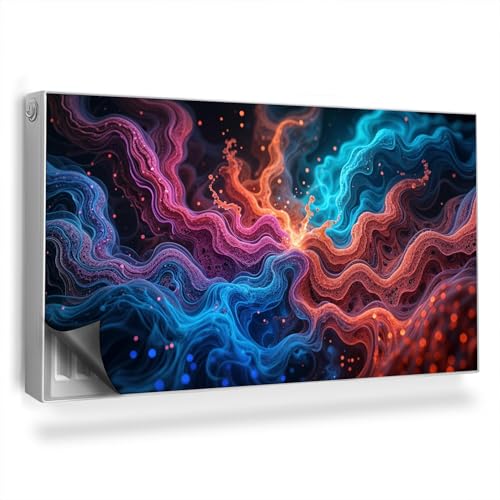 Heizkörperverkleidung 110x60 cm Magnetisch Heizung Schutz Hitzebeständing Magnetmatte für Heizkörper Einfache Installation Magnetbefestigung - Abstrakte Komposition, gemischte Farben Heizkörperverkleidung 110x60 cm Magnetisch Heizung Schutz Hitzebeständing Magnetmatte für Heizkörper Einfache Installation Magnetbefestigung - Abstrakte Komposition, gemischte Farben von Generic