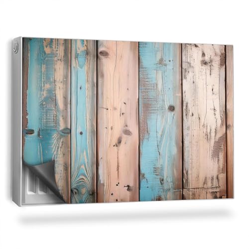 Heizkörperverkleidung 90x60 cm für Heizkörper Heizung Schutz Magnetisch Magnetbefestigung Magnetmatte Hitzebeständing Einfache Installation - In Pastellfarben bemalte Holzbretter Heizkörperverkleidung 90x60 cm für Heizkörper Heizung Schutz Magnetisch Magnetbefestigung Magnetmatte Hitzebeständing Einfache Installation - In Pastellfarben bemalte Holzbretter von Generic