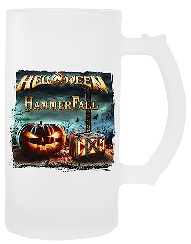 Helloween Hammerfall Live United Forces Tour Glasbierkrug Umweltfreundlicher Getränkebecher von Generic