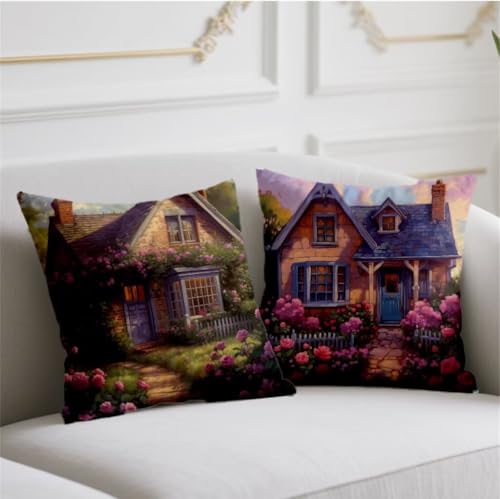 Herbst Kissen Bauernhaus Kissenbezug 60x60cm Quadrat Kopfkissen 2er Set Sofakissen Farbe Kuschelkissen Doppelseitiges Muster Kissenhüllen Samt Kissenbezüge für Bauernhaus Garten Balkon Deko wj-785 Herbst Kissen Bauernhaus Kissenbezug 60x60cm Quadrat Kopfkissen 2er Set Sofakissen Farbe Kuschelkissen Doppelseitiges Muster Kissenhüllen Samt Kissenbezüge für Bauernhaus Garten Balkon Deko wj-785 von Generic