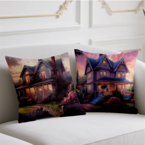 Herbst Kissen Bauernhaus Kissenbezug 70x70cm Quadrat Kopfkissen 2er Set Sofakissen Farbe Kuschelkissen Doppelseitiges Muster Kissenhüllen Samt Kissenbezüge für Bauernhaus Garten Balkon Deko wj-787 Herbst Kissen Bauernhaus Kissenbezug 70x70cm Quadrat Kopfkissen 2er Set Sofakissen Farbe Kuschelkissen Doppelseitiges Muster Kissenhüllen Samt Kissenbezüge für Bauernhaus Garten Balkon Deko wj-787 von Generic
