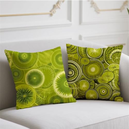 Herbst Kissen Zitrone Kissenbezug 40x40cm Quadrat Kopfkissen 2er Set Sofakissen Grün Kuschelkissen Doppelseitiges Muster Kissenhüllen Samt Kissenbezüge Bauernhaus Garten Balkon Terrassen Deko wj-763 Herbst Kissen Zitrone Kissenbezug 40x40cm Quadrat Kopfkissen 2er Set Sofakissen Grün Kuschelkissen Doppelseitiges Muster Kissenhüllen Samt Kissenbezüge Bauernhaus Garten Balkon Terrassen Deko wj-763 von Generic