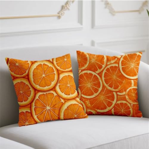 Herbst Kissen Zitrone Kissenbezug 50x50cm Quadrat Kopfkissen 2er Set Sofakissen Gebranntes Orange Kuschelkissen Doppelseitiges Muster Kissenhüllen Leinen Kissenbezüge für Garten Balkon Deko wj-777 Herbst Kissen Zitrone Kissenbezug 50x50cm Quadrat Kopfkissen 2er Set Sofakissen Gebranntes Orange Kuschelkissen Doppelseitiges Muster Kissenhüllen Leinen Kissenbezüge für Garten Balkon Deko wj-777 von Generic