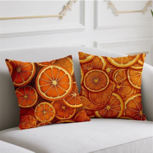Herbst Kissen Zitrone Kissenbezug 65x65cm Quadrat Kopfkissen 2er Set Sofakissen Gebranntes Orange Kuschelkissen Doppelseitiges Muster Kissenhüllen Leinen Kissenbezüge für Garten Balkon Deko wj-775 Herbst Kissen Zitrone Kissenbezug 65x65cm Quadrat Kopfkissen 2er Set Sofakissen Gebranntes Orange Kuschelkissen Doppelseitiges Muster Kissenhüllen Leinen Kissenbezüge für Garten Balkon Deko wj-775 von Generic