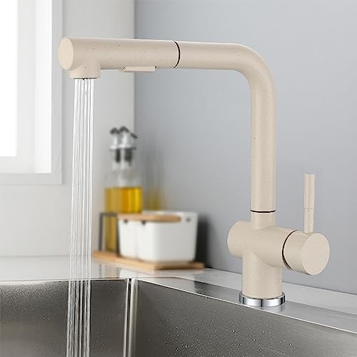 Herunterziehbarer Küchenhahn mit Sprüher, Doppelfunktion, Spültischarmatur für Bauernhaus- und Wohnmobilküche, Verstellbarer Stabhalter, Wasserhahn Herunterziehbarer Küchenhahn mit Sprüher, Doppelfunktion, Spültischarmatur für Bauernhaus- und Wohnmobilküche, Verstellbarer Stabhalter, Wasserhahn von Generic