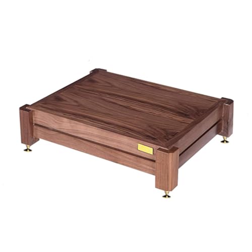 HiFi Regal Stereo-Audio-Medienschrank Audio-Komponenten, Eckschrank Offener CD-Player-Ständer AV-Medienständer, für Audioanlage Stereoanlagen TV(44 * 54 * 12cm/17.3 * 21 * 4.7in) von Generic