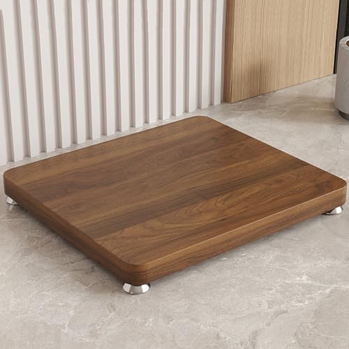 HiFi Regal Stereo-Audio-Medienschrank Audio Komponentensch Rank, Entertainment-Center Schallplattenständer, AV-Medienständer für Heimkino Schlafzimmer Büro(Brown,40 * 45cm/15.7 * 17.7in) von Generic