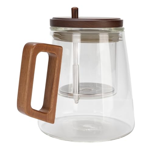 Hitzefutglas Teekanne mit Sieb, 750 Ml Kapazität Tee -Topf -Infuser für den Gebrauch von Home Office (Typ 1) (Typ 2) von Generic