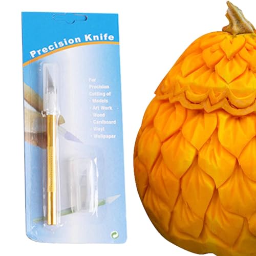 Hobby Cutter, Hobby Cutter Set, Tragbarer Multifunktions-Schaber mit 5 Nachfüllungen - Tonanreiz-Werkzeug, Tonarbeitsmesser für Scrapbooking, Handwerk, Schnitzen von Generic