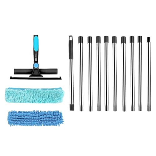Hoch Staubwedel - Hoch Reichweite Teleskop-Staubwedel Set - Staubentferner Set Wiederverwendbar Für Möbel Deckenventilator Ecken von Generic