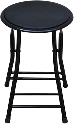 Hochfester Faltbarer Hocker Tragfähigkeit 200kg Küchenarbeitsplatte Bar Home Lounge Stuhl Barstuhl Bürohocker Set Sitz Bar Ch Metallbeine Bar Licht von Generic