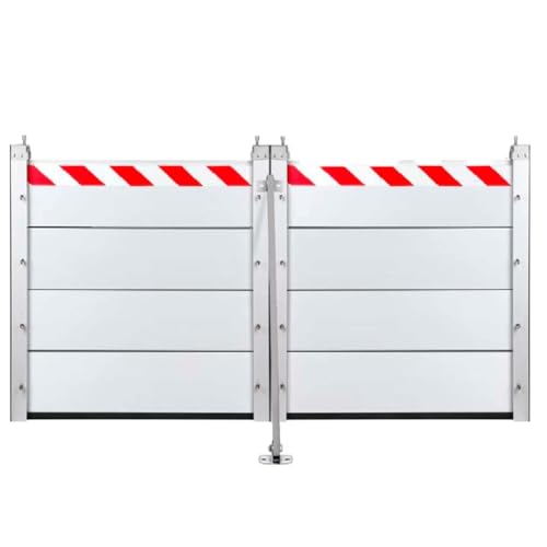 Hochwasserschutz Barriere Tur Hochwasserschutz Barriere Kellerfenster Mobile Hochwasserschutz Barriere Tür, für Garage/Basement/Haustür/Auffahrt(495x60cm) von Generic