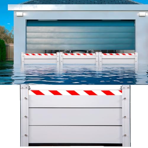 Hochwassersperre Wasser, Hochwasserschutz Barriere Kellerfenster, Mobile Hochwasserschutz Barriere Tür, für Terrassentüren/Lagerhaustüren/Haustore(120cm/3.9ft,5.91ft(1.8m)) von Generic