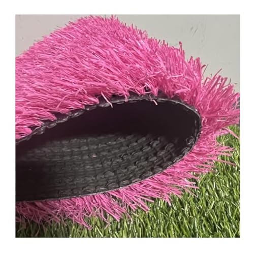 Hochwertiger Kunstrasenteppich Rosa Rasenmatte Für Den Garten Hochdichter Kunstrasenteppich Für Ihre Eigene Party- Und Hochzeitsdekoration(59x197IN) von Generic