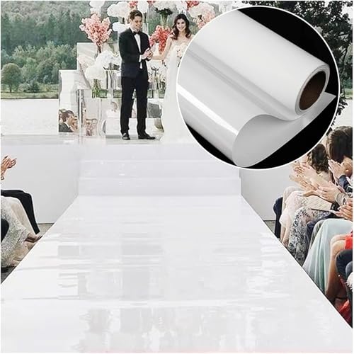 Hochzeit Gang Läufer, Doppelseitiger Anti-Tear Spiegel Party Dekoration, Schneidbar Abschlussfeier Geburtstagszeremonie Einweg Teppich, White, 0.2mm-1.2x30m Hochzeit Gang Läufer, Doppelseitiger Anti-Tear Spiegel Party Dekoration, Schneidbar Abschlussfeier Geburtstagszeremonie Einweg Teppich, White, 0.2mm-1.2x30m von Generic