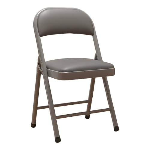 Hocker Klappbar mit Gepolstert, 45cm Tresenhocker, für Esszimmer Angeln Grillen(Gray) von Generic