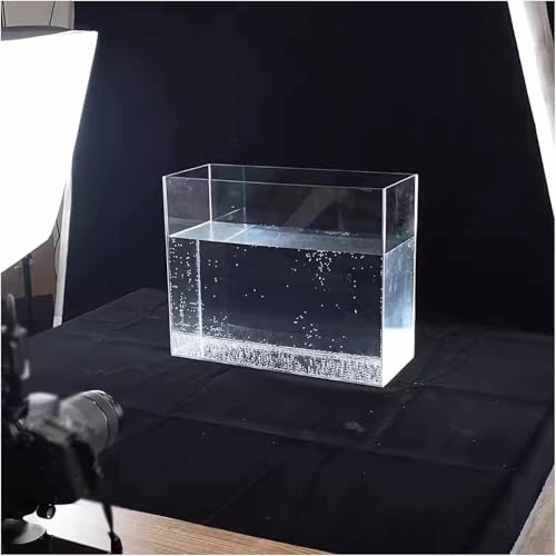 Hohe Tsparent Acryl Box wasserdichte Spezialeffekte Fotografie Requisiten Tiefes Wasser Tank Multifutiol Aufbewahrungsbox Vitrine, Clear, 50x20x40cm/19.6x7.8x15.7'' von Generic