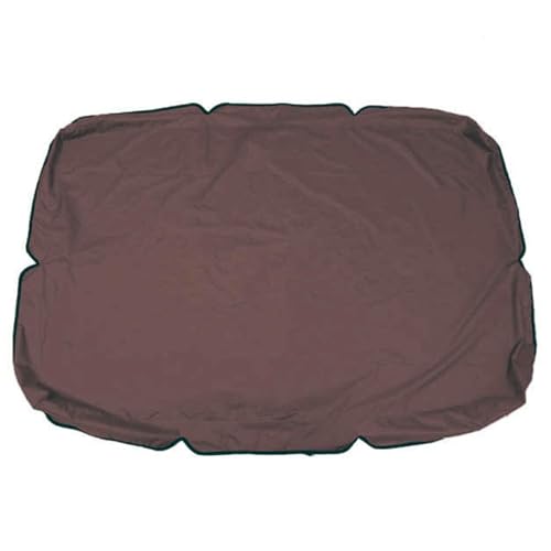 Hollywoodschaukel Dachbezug 2/3 Sitzer,Dach-Plane für Garten-Schaukel Dachplane Ersatzdach,Winddicht, Reißfest(Coffee,98 x 73 x 7.1in) von Generic