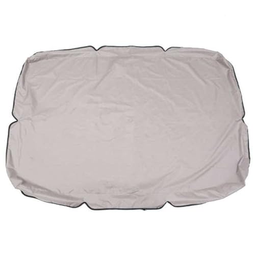 Hollywoodschaukel Dachbezug 2/3 Sitzer,Dach-Plane für Garten-Schaukel Dachplane Ersatzdach,Winddicht, Reißfest(Gray,56 x 47 x 7.1in) von Generic