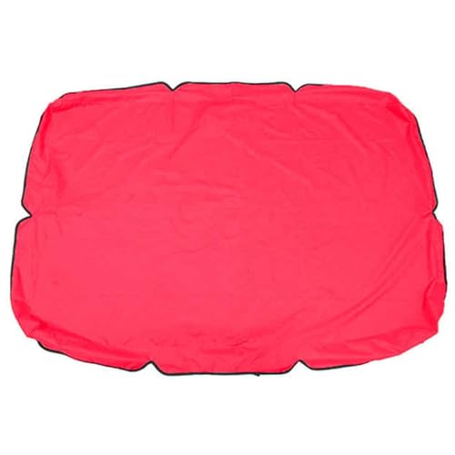 Hollywoodschaukel Dachbezug 2/3 Sitzer,Dach-Plane für Garten-Schaukel Dachplane Ersatzdach,Winddicht, Reißfest(Red,77 x 49 x 5.9in) von Generic