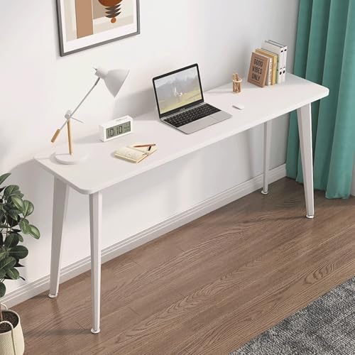 Holz-Schreibtisch moderner Bürotisch Schminktisch & Schreibtisch Kombi Metallbeine einfach zu montieren for Homeoffice und Gaming(5,100x60cm/39x24in) von Generic