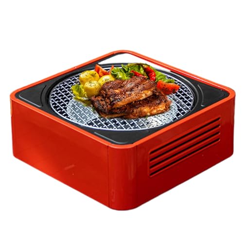 Holzkohlegrill, rauchfreier Holzkohlegrill, Kohleofen für Outdoor-Grill - Holzkohlekocher für Haushaltsgrill, Fleischgrill für Camping, Garten von Generic