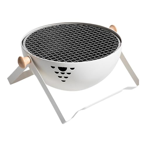 Holzkohlegrill – tragbarer Holzkohlegrill, klappbarer Grillrost | Grillpfanne für den Außenbereich, kompakter Holzkohlegrillofen, Hochleistungs-Grillräucher, Camofen Holzkohlegrill – tragbarer Holzkohlegrill, klappbarer Grillrost | Grillpfanne für den Außenbereich, kompakter Holzkohlegrillofen, Hochleistungs-Grillräucher, Camofen von Generic