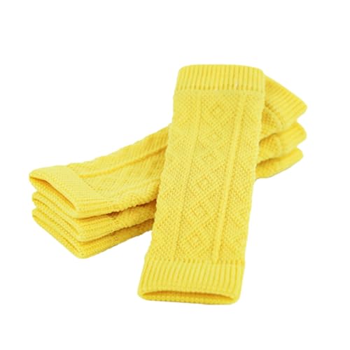 Hunde-Ellbogenschoner - 4 teiliges Set gestrickte Hundebeinsocken, Ellenbogenschoner für Haustiere, bequemer Hundeschutz | Gemeinsame Unterstützung für Hunde, Entlastung von Hunde-Ellbogenschoner - 4 teiliges Set gestrickte Hundebeinsocken, Ellenbogenschoner für Haustiere, bequemer Hundeschutz | Gemeinsame Unterstützung für Hunde, Entlastung von von Generic