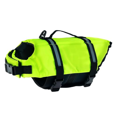 Hundeschwimmweste, Reflektierende Schwimmweste Mit Tragkraft Für Hunde, Mit Griff Für Alle Rassen S M Outdoor See Pool Wassersport von Generic