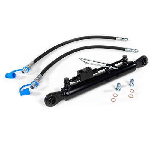 Hydraulischer Oberlenker Kat. 1-1 mit Sperrblock 650-1050 mm mit 2 x Schlauch von Spare Parts Holland