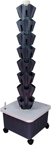 Hydroponik Anbausystem,Hydroponik Anbau Sys Turm Hydroponik Anbauturm Indoor Kräutergarten Kit Komplettes Kräuter Anbauset 0828 von Generic
