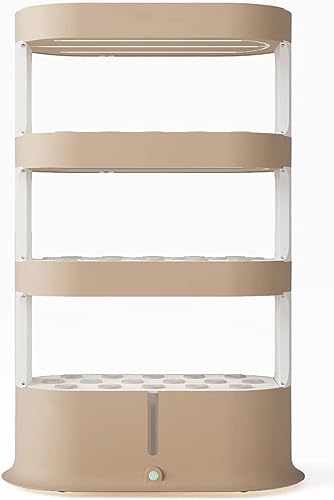 Hydroponik-Anbausystem Hydroponische Anbausets 48 Pods Hydroponisches Garten-Anbausystem ｜Aeroponik-Anbauset mit automatischer Bewässerung, Wachstumslicht und Timer, Aquaponik-Pflanzsystem I von Generic