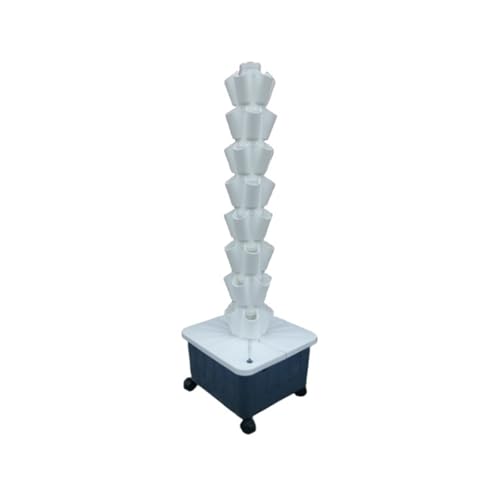 Hydroponischer Turm, Hydroponischer Turm, Hydroponisches Anbausystem, Vertikaler Anbauturm für Gewächshäuser im Hausgarten und auf Bauernhöfen, für Kräuter, Obst und Gemüse, mit Hydratisieru Hydroponischer Turm, Hydroponischer Turm, Hydroponisches Anbausystem, Vertikaler Anbauturm für Gewächshäuser im Hausgarten und auf Bauernhöfen, für Kräuter, Obst und Gemüse, mit Hydratisieru von Generic