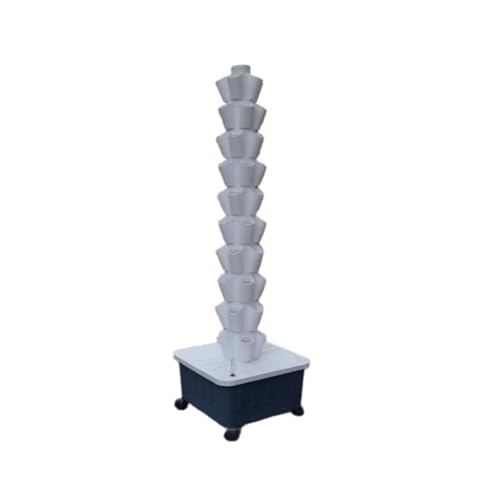 Hydroponischer Turm, Hydroponischer Turm, Hydroponisches Anbausystem, Vertikaler Anbauturm für Gewächshäuser im Hausgarten und auf Bauernhöfen, für Kräuter, Obst und Gemüse, mit Hydratisieru Hydroponischer Turm, Hydroponischer Turm, Hydroponisches Anbausystem, Vertikaler Anbauturm für Gewächshäuser im Hausgarten und auf Bauernhöfen, für Kräuter, Obst und Gemüse, mit Hydratisieru von Generic