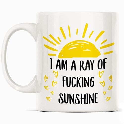 I Am A Ray Of Sunshine Teetasse Keramiktasse Bürotasse lustige Kaffeebecher von Generic