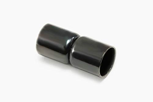 INWARIA Magnetverschluss für Bänder Ø 7-8, 5 mm Magnet Verschluss Schmuckverschluss, MV-2, anthrazit, ca. 7, 5 mm von Generic