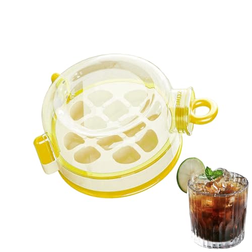 Ice Maker Cube Tablett, Eiswürfelflasche mit Stroh, Silikon Freezing Cubes Maker - Easy Release Frost Form Küche Gadget für Whisky Cocktail Kaffee gekühlte Getränke von Generic