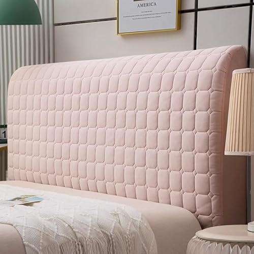 Ice Silk Latex Headboard Cover, Thickened Package, Universal Dust Cover, Collision Avoidance, Scratch Resistant, Durable, Home Decoration(Pink,1.5m) von Generic