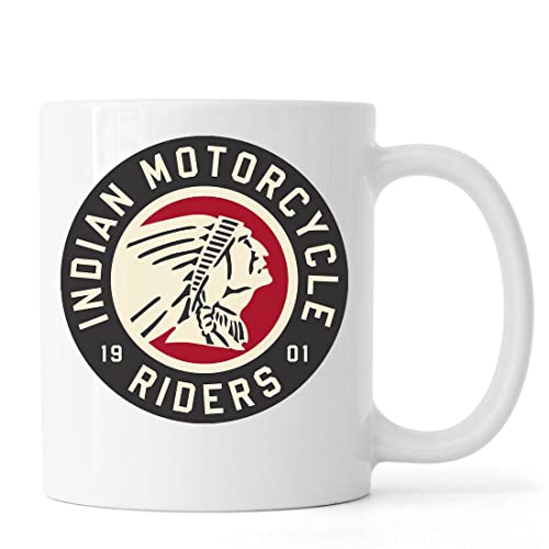 Indian Motorcycle Riders 1901 Keramik Tee Kaffeebecher Weiß von Generic