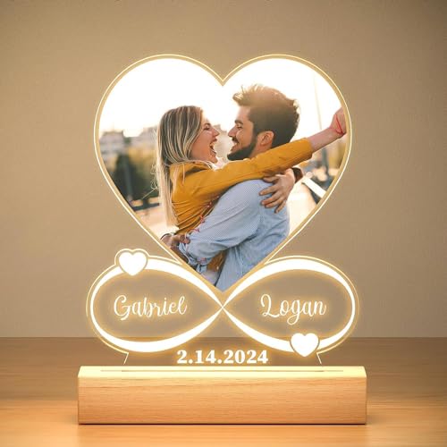Individuelles Foto-Nachtlicht, Personalisierte Erinnerungsgeschenke mit Bilderrahmen für Geburtstag, Erntedankfest, Muttertag, Vatertag, Valentinstag 2,22 * 15 * 0.5cm Individuelles Foto-Nachtlicht, Personalisierte Erinnerungsgeschenke mit Bilderrahmen für Geburtstag, Erntedankfest, Muttertag, Vatertag, Valentinstag 2,22 * 15 * 0.5cm von Generic