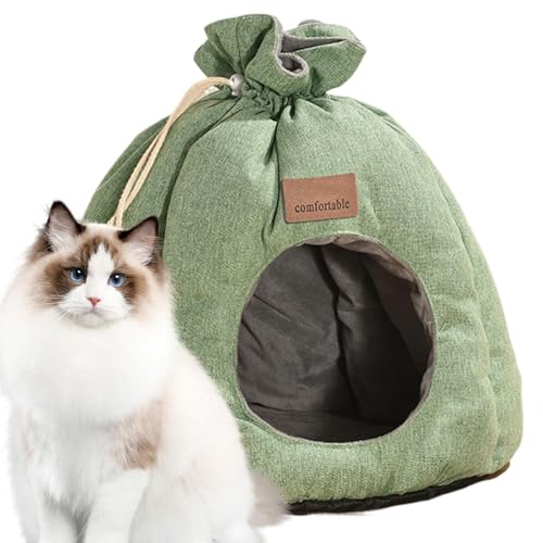 Indoor-Katzenbetten - Beutelförmige Katzentoilette, wasserdichte Katzentoilette | Weiches Winter-Katzenhaus, Anti-Rutsch-Katzenhaus Für Die kalte Jahreszeit, S Indoor-Katzenbetten - Beutelförmige Katzentoilette, wasserdichte Katzentoilette | Weiches Winter-Katzenhaus, Anti-Rutsch-Katzenhaus Für Die kalte Jahreszeit, S von Generic