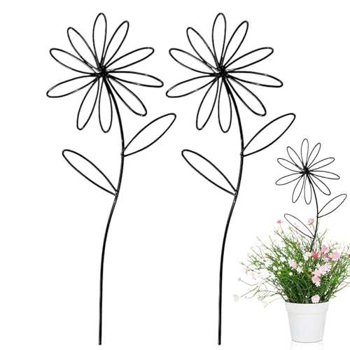 Indoor-Kletterpflanze Spalier, Pflanzenspaliere Indoor - Gartenpflanze Stake Spalier - 2er Set blumige Hauspflanzen Klettergerüst, Gartenunterstützung Einsatz für Reben von Generic