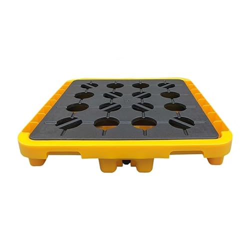 Industrielle Farbeimer-Tablett-Auffangpalette, Modulare Ölfass-Plattform Für Fabrik, Garage, Küche/Yellow-1Pcs/26.8 * 26.8 * 5.9In Industrielle Farbeimer-Tablett-Auffangpalette, Modulare Ölfass-Plattform Für Fabrik, Garage, Küche/Yellow-1Pcs/26.8 * 26.8 * 5.9In von Generic