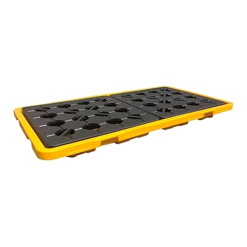 Industrielle Farbeimer-Tablett-Auffangpalette, Modulare Ölfass-Plattform Für Fabrik, Garage, Küche/Yellow-1Pcs/51.2 * 26.8 * 3.9In Industrielle Farbeimer-Tablett-Auffangpalette, Modulare Ölfass-Plattform Für Fabrik, Garage, Küche/Yellow-1Pcs/51.2 * 26.8 * 3.9In von Generic