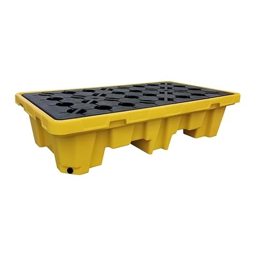 Industrielle Farbeimer-Tablett-Auffangpalette, Modulare Ölfass-Plattform Für Fabrik, Garage, Küche/Yellow-2Pcs/51.2 * 26.8 * 11.8In Industrielle Farbeimer-Tablett-Auffangpalette, Modulare Ölfass-Plattform Für Fabrik, Garage, Küche/Yellow-2Pcs/51.2 * 26.8 * 11.8In von Generic