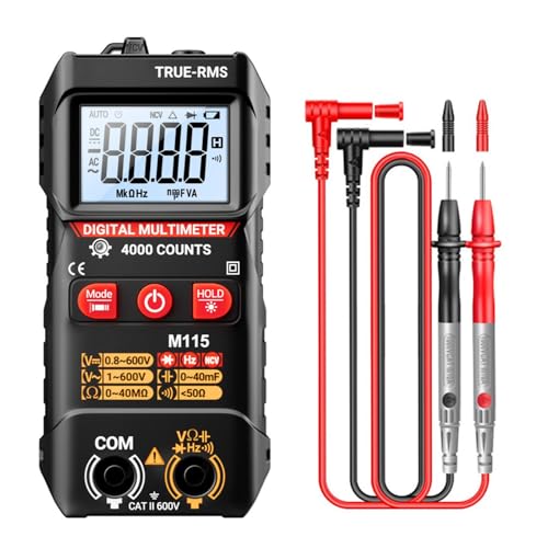 Intelligentes Multimeter, intelligentes digitales Multimeter, automatisches Digital-Multimeter, 4000 Counts, intelligenter Spannungsprüfer, digitale Anzeige mit Hintergrundbeleuchtung Intelligentes Multimeter, intelligentes digitales Multimeter, automatisches Digital-Multimeter, 4000 Counts, intelligenter Spannungsprüfer, digitale Anzeige mit Hintergrundbeleuchtung von Generic