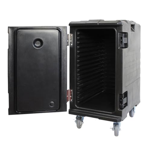 Isolierte Warmhaltebox 120 l Seitenbefüllung Nicht elektrisch Stapelbarer, isolierter Pfannenträger für 6 große Pfannen (nicht im Lieferumfang enthalten) für Familientreffen im Restaurant von Generic