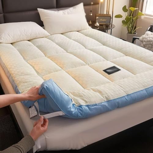 Japanische Bodenmatratze, Weiche Und Flauschige Futonmatratze, Faltbare Roll-Up-Isomatte Für Boden, Schlafsaal, Gästebett Und Reisen Japanische Bodenmatratze, Weiche Und Flauschige Futonmatratze, Faltbare Roll-Up-Isomatte Für Boden, Schlafsaal, Gästebett Und Reisen von Generic